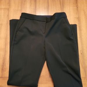 Express Black Mid Rise Columnist Barely Boot womens dress pant size 2S - Short.